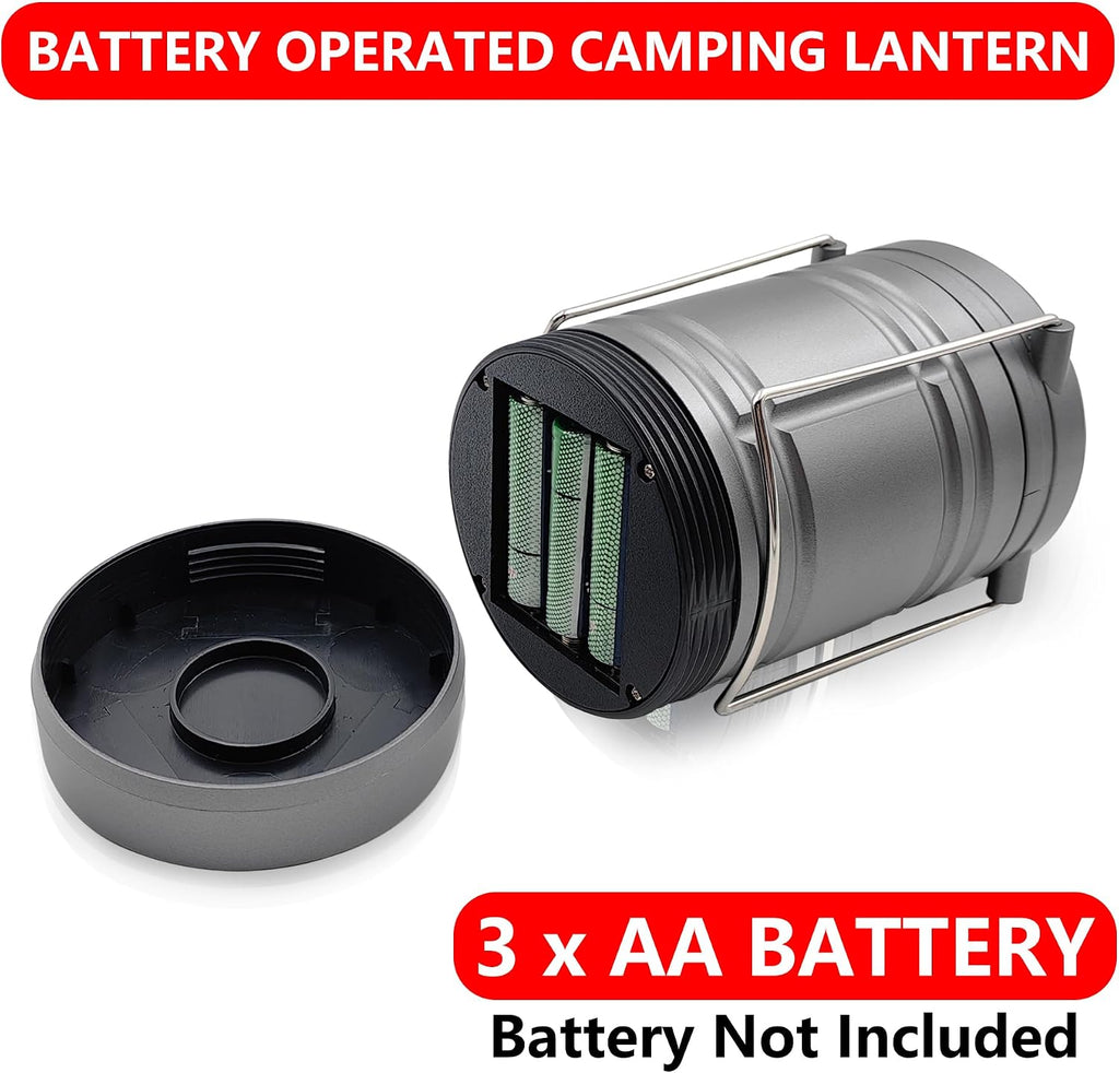 LED Camping Lantern ,Battery Powered Hanging Emergency Lantern for Camping Power Outages,4-Pack