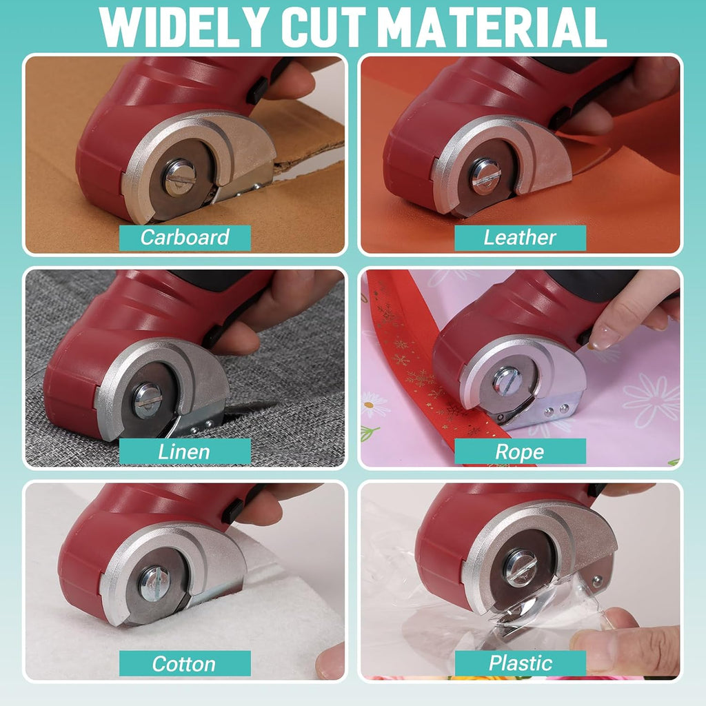 VLOXO Cordless Cardboard Cutter Electric Scissors for Effortless