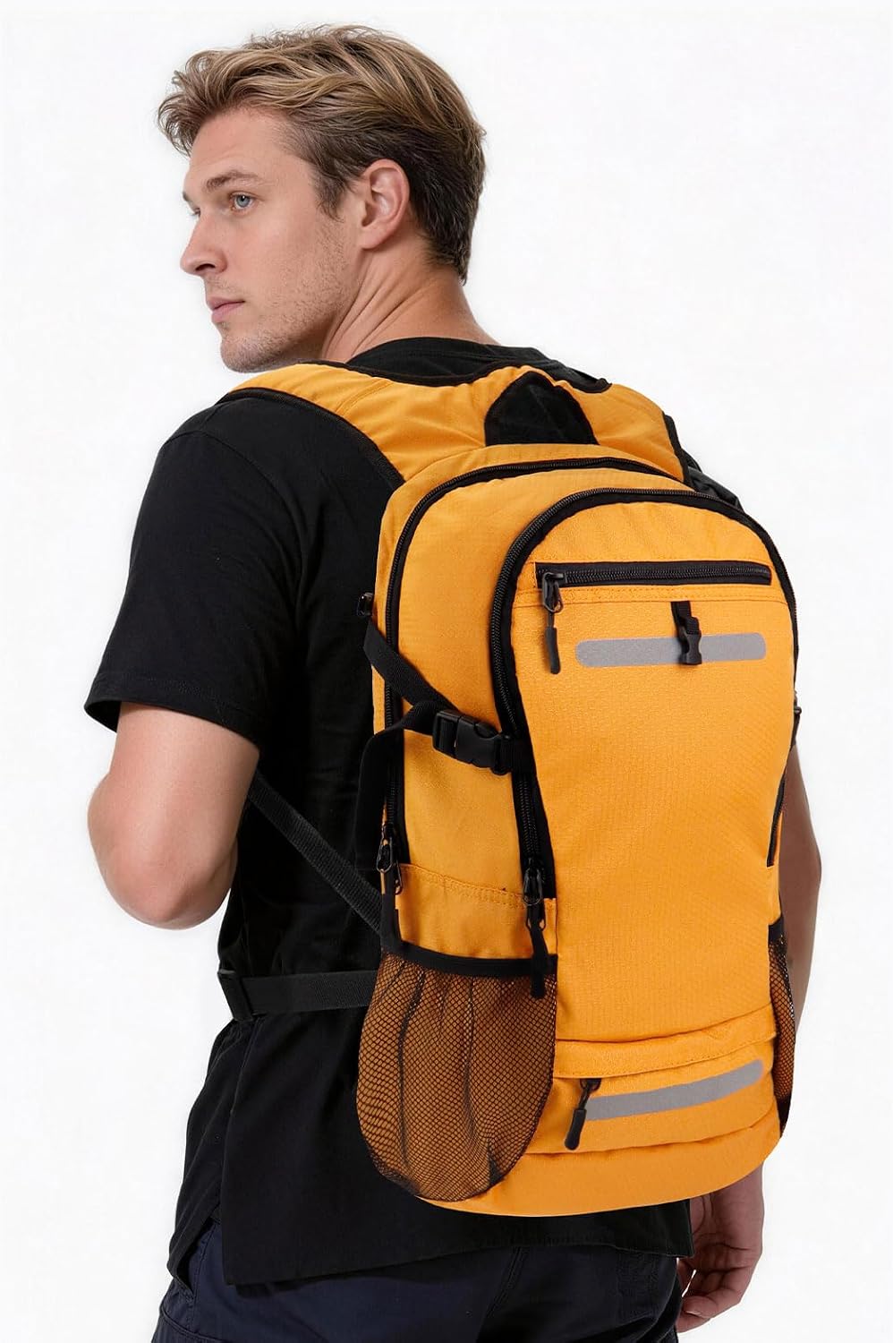 Zavothy 20L Multipurpose Hiking Backpack with 3L Water Bladder – Durable Hydration Backpack with Insulated Bladder Compartment, Hidden Helmet Holder & Rain Cover – for Hiking, Commuting, and Camping
