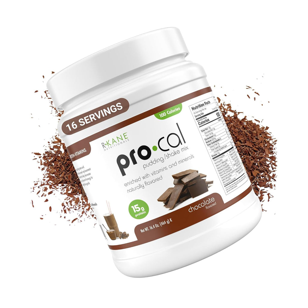 Pro-Cal Vanilla Meal Replacement Powder, 14.07 oz – High Protein, Low Calorie Shake & Pudding Mix – 16 Servings, Delicious & Easy to Prepare – Supports Healthy Weight Management, Vanilla