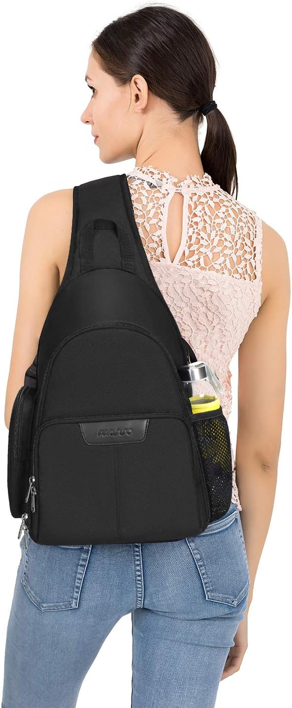 MOSISO Camera Bag Sling Backpack, Full Open Camera Case, Black