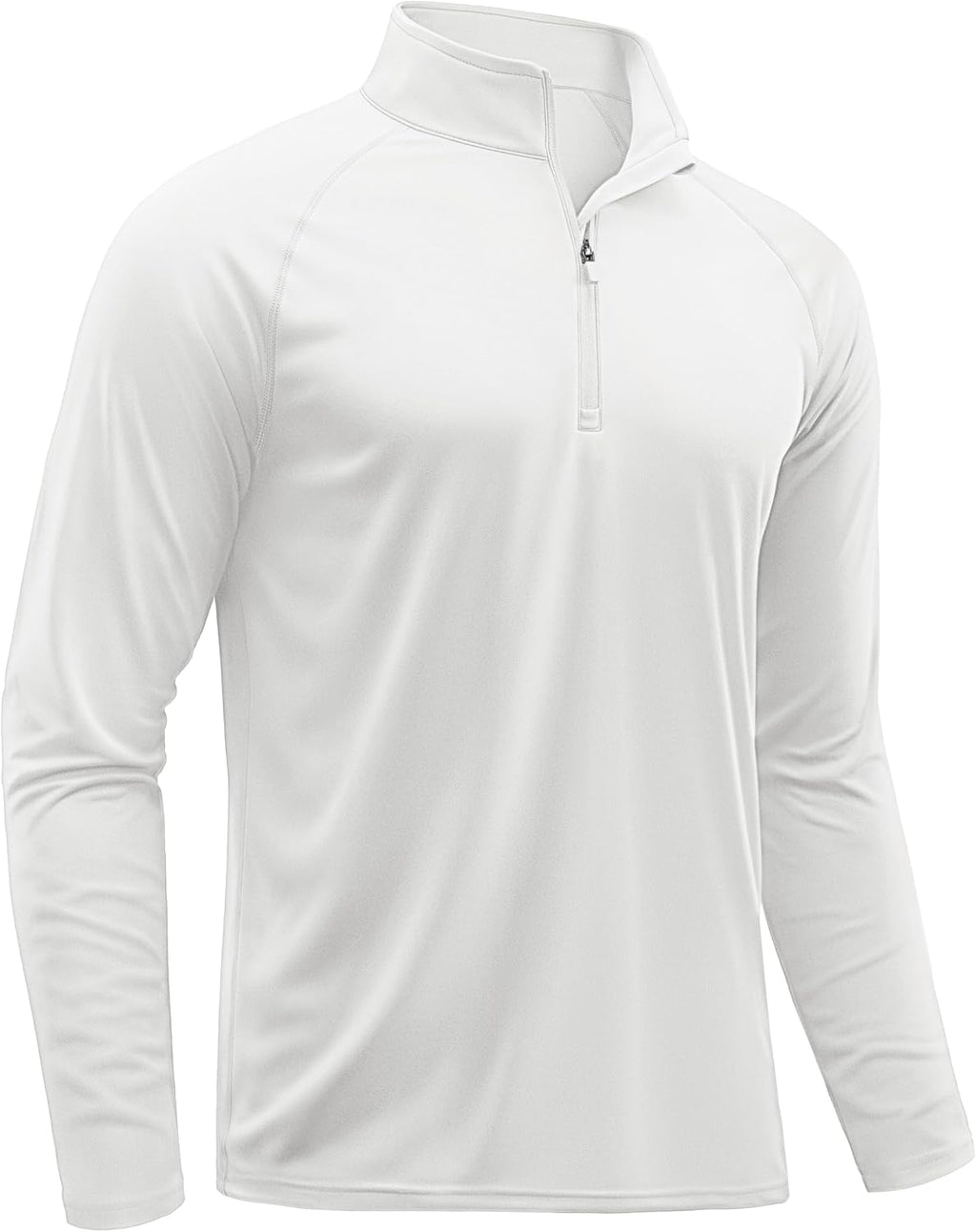 TACVASEN Men's Long Sleeve Athletic Shirts 1/4 Pullover Zip Sun Protection Rash Guard UPF 50+ Outdoor Running T-Shirts