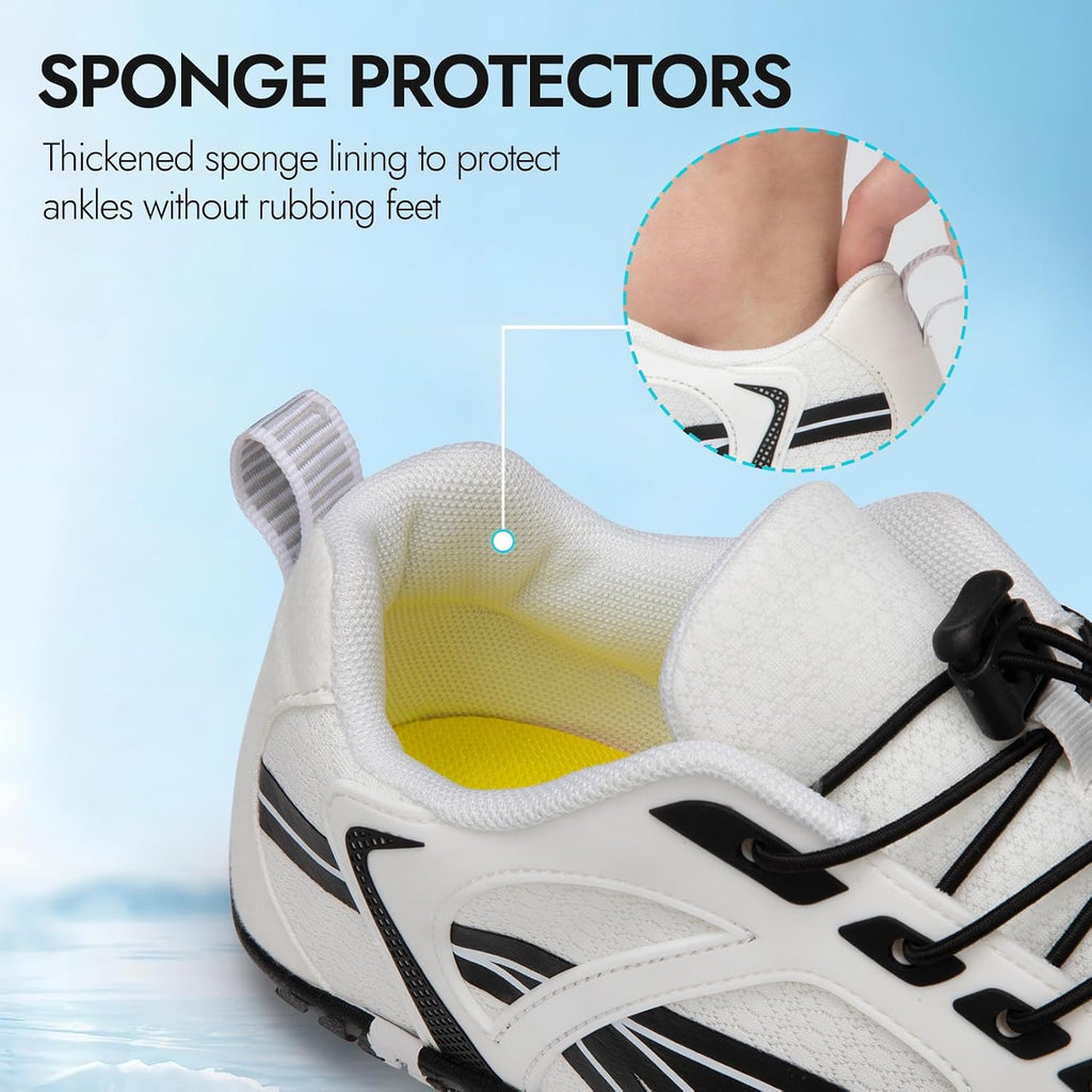 ATHMILE Barefoot Water Shoes Women Men Wide Non Slip Aqua Beach River Pool