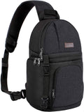 MOSISO Camera Sling Bag, Photography Shoulder Bag Compact Camera Backpack