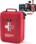 First Aid Trauma Kit,Comprehensive First Aid Kit with Labelled Compartments, Molle System Emergency Kits for Cars, Home, Office, Backpacking, Camping, Traveling, and Cycling-265 Piece