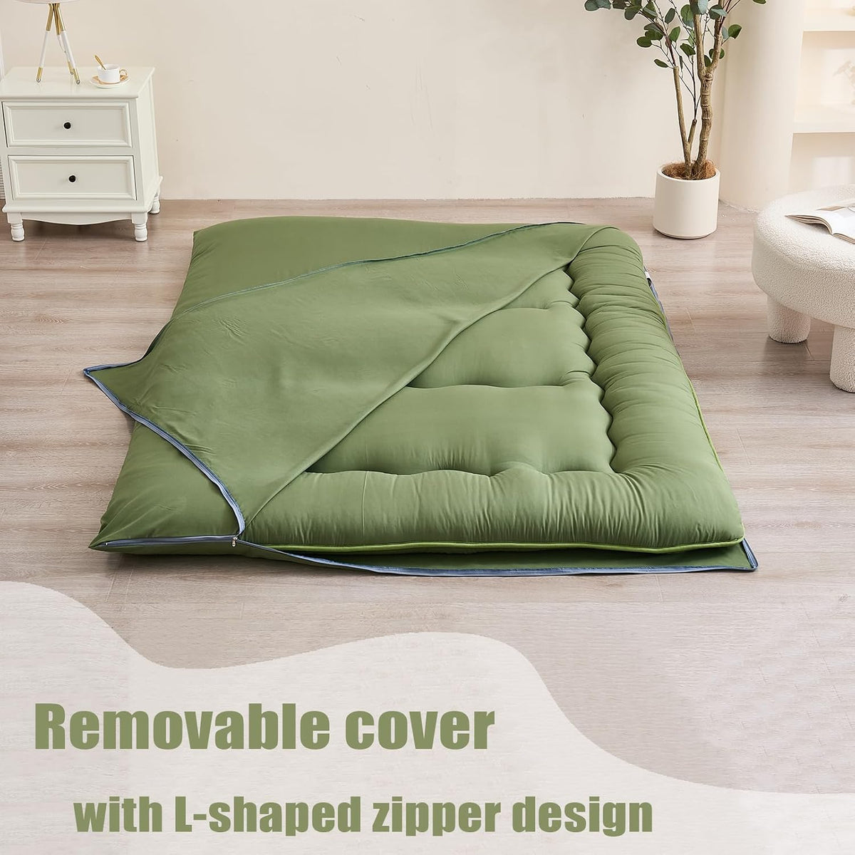 Zelladorra Japanese Floor Mattress, Futon Mattress