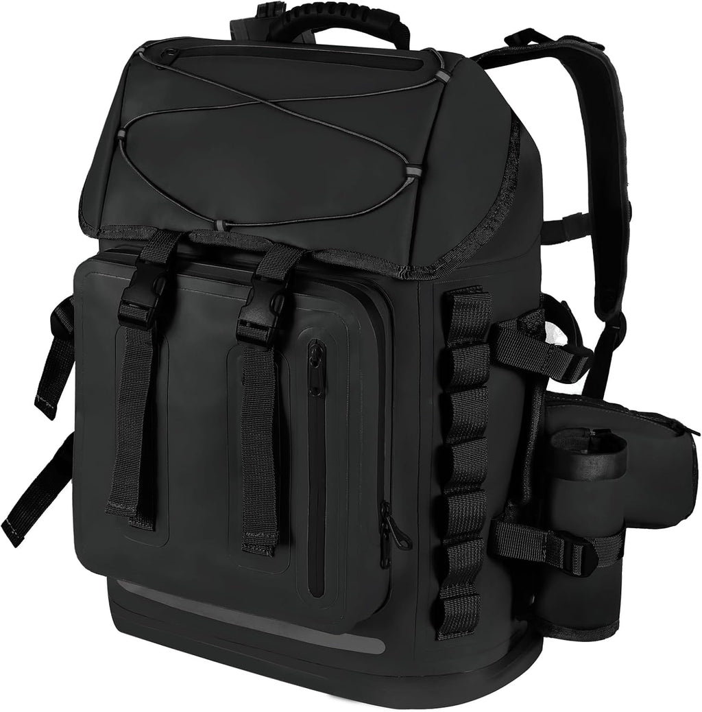MORXPLOR Waterproof Backpack,Heavy Duty Hiking Backpack,35L/55L Roll Top Closure with Lid,Cushioned Floating Dry Bag Waterproof