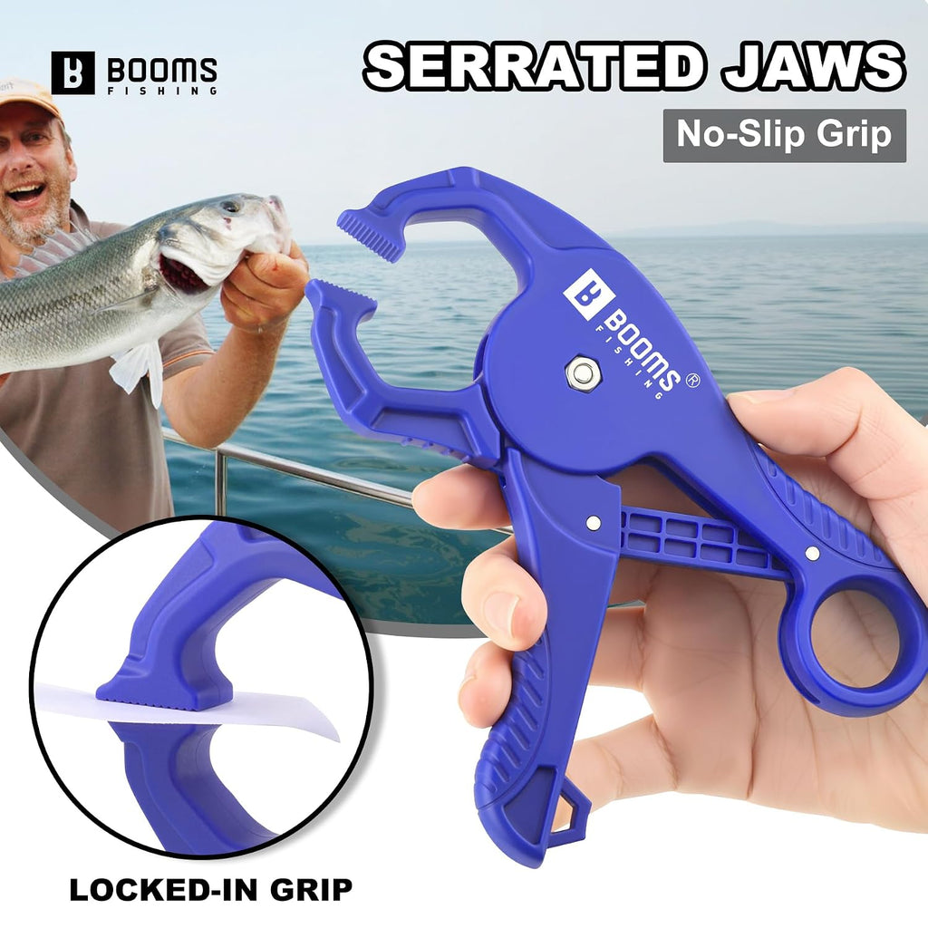 Booms Fishing Digital Fish Scale with Lip Gripper, 65lb Capacity, XW50