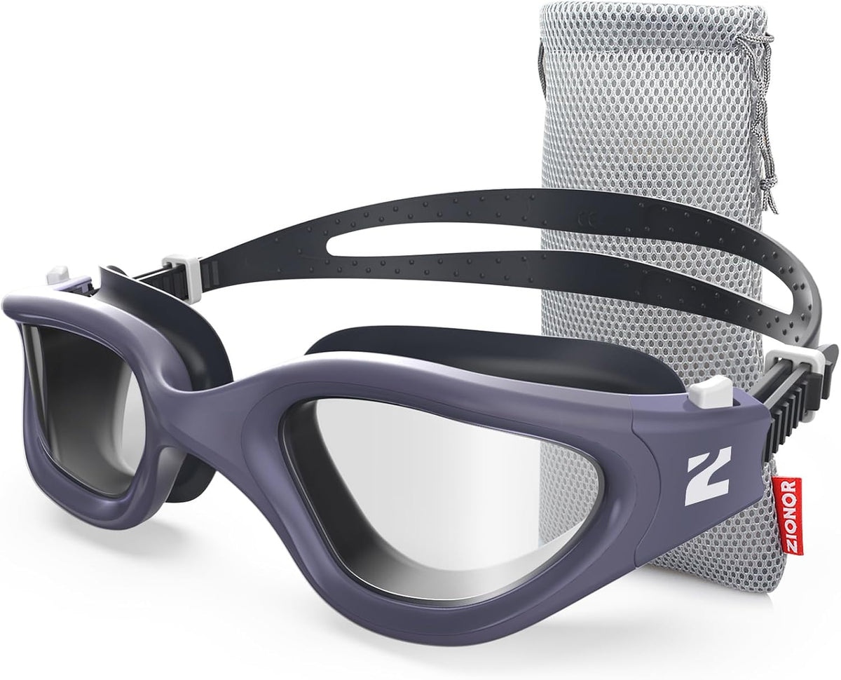 ZIONOR Swim Goggles, G1 SE Swimming Goggles Anti-Fog for Adult Men Women