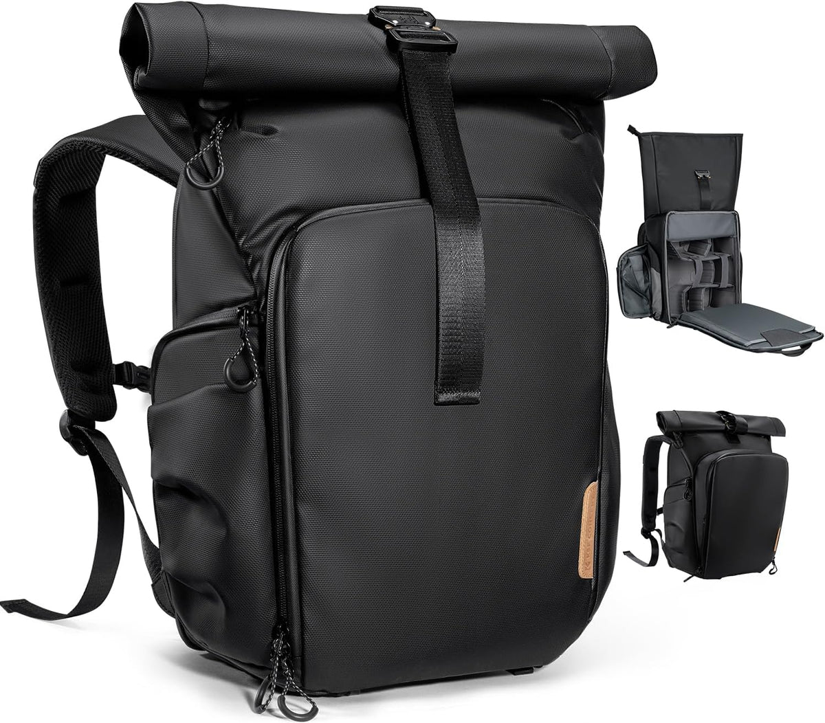 K&F CONCEPT Camera Backpack Bag with 15.6 Inch Laptop Compartment