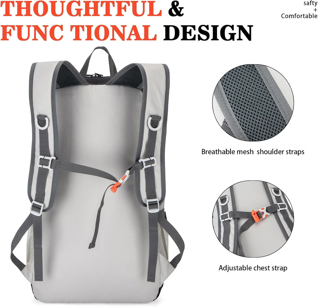 BAGPARKK 35L Ultra Lightweight Foldable Packable Hiking Backpack