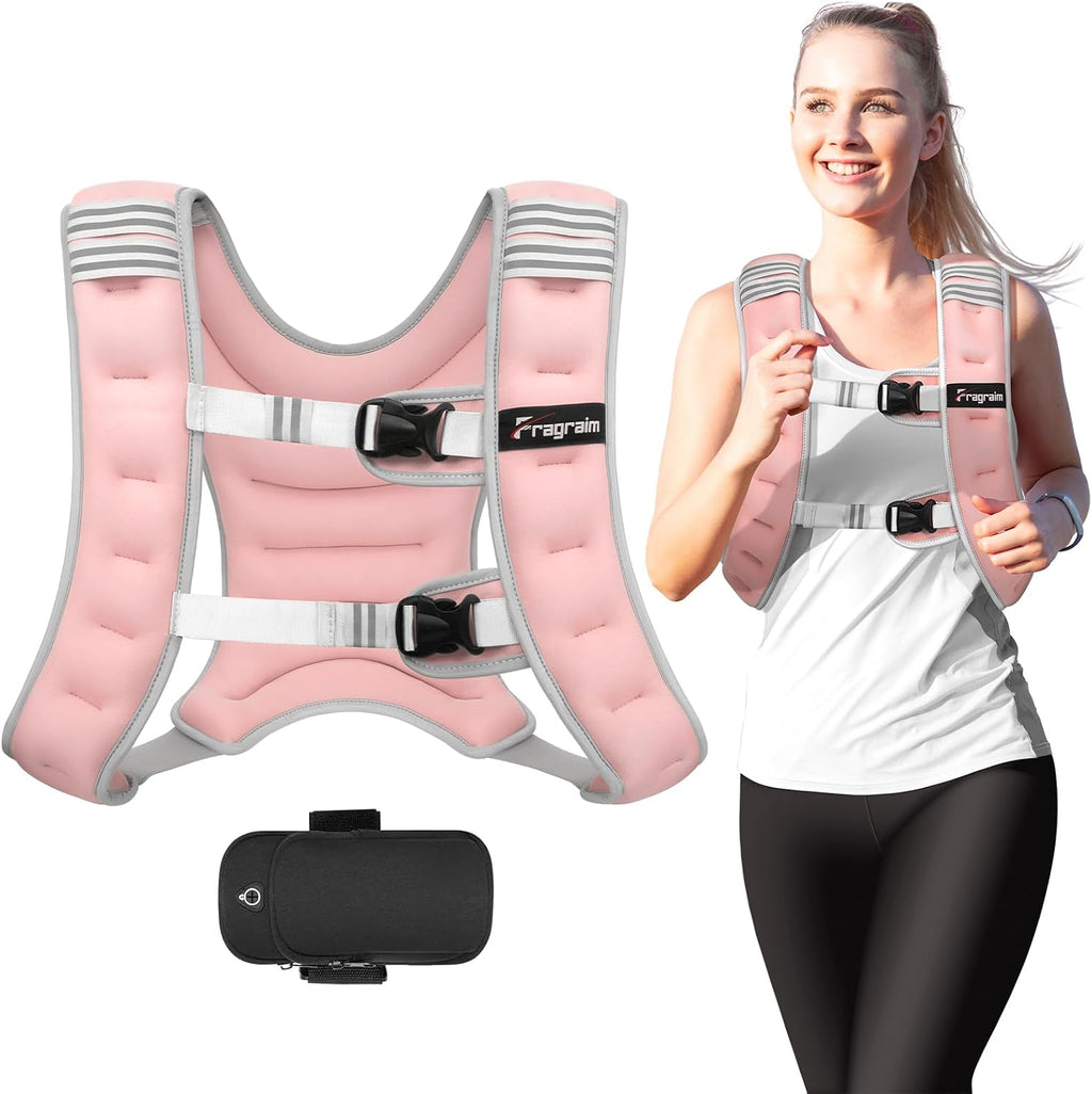 Weighted Vest for Women Men - 8lb/10lb/12lb/16lb/20lb Weight Vest