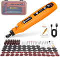 HARDELL Mini Cordless Rotary Tool, 5-Speed and USB Charging with storage case, Multi-Purpose 3.7V Power Rotary Tool for Sanding, Polishing, Drilling, Etching, Engraving, DIY Crafts