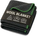 JMR Wool Camping Blanket, Fire Retardant Military Throw, Grey (66x90)