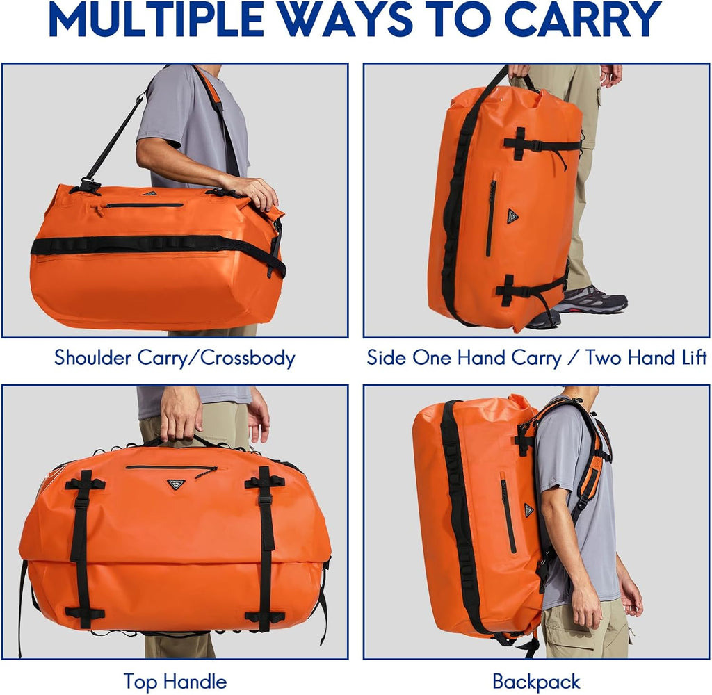 Haimont IPX7 Waterproof Roll-Top Dry Duffel Backpack Bag