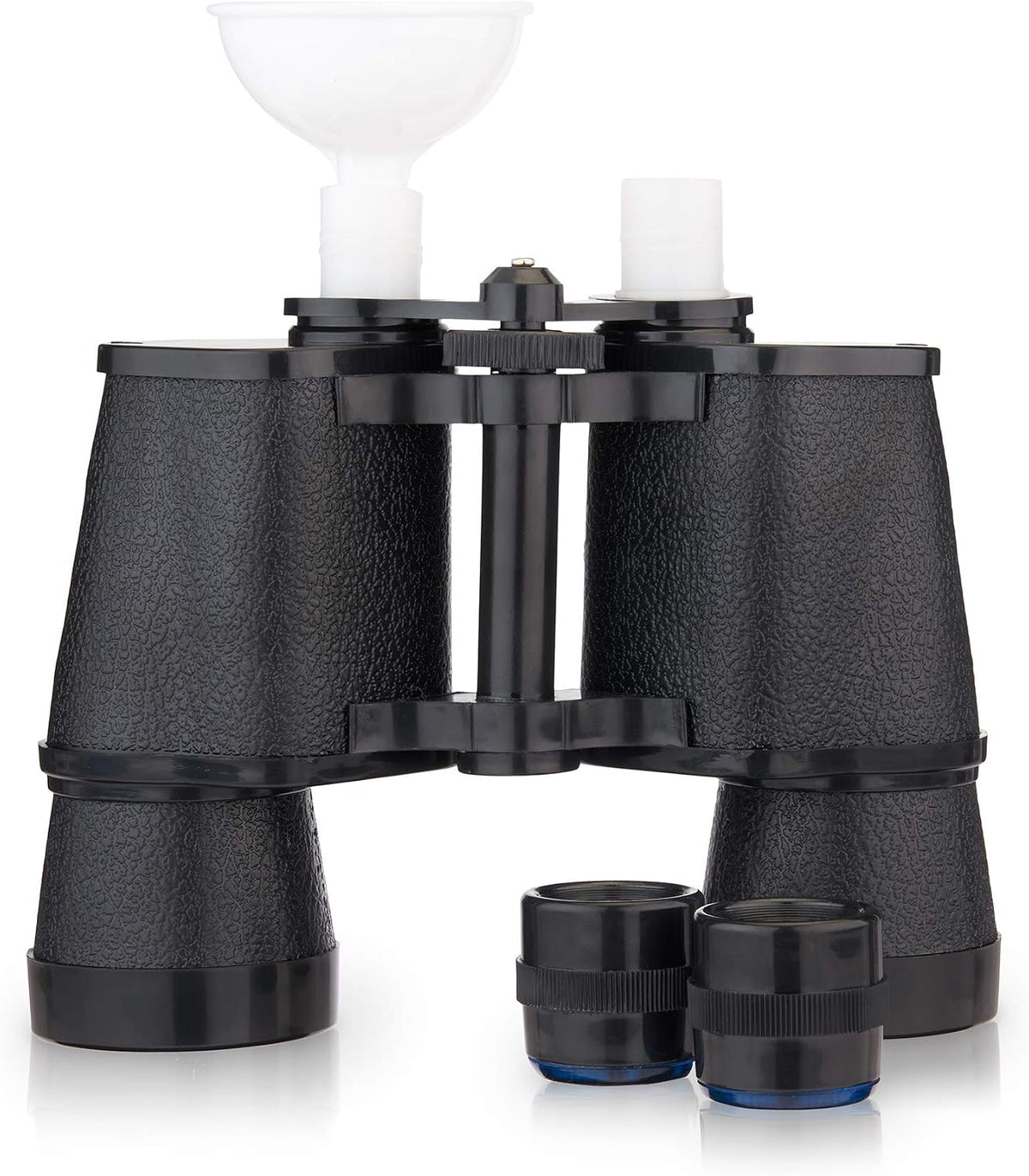 True Binocular Flask, Sneaky Flask, Hidden Alcohol Barware Accessory, Anything but a Cup, 16 oz capacity, Black