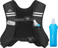 Zelvot Weighted Vest with 500ml Soft Flask and Phone Holder, 8lb/12lb/16lb