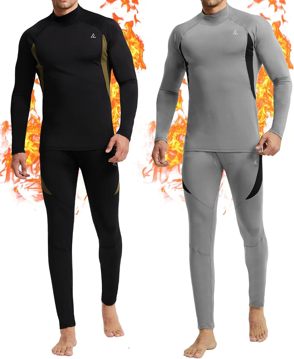 Mens Thermal Underwear Long Johns Base Layer Set Cold Weather 1/2/3 Pack