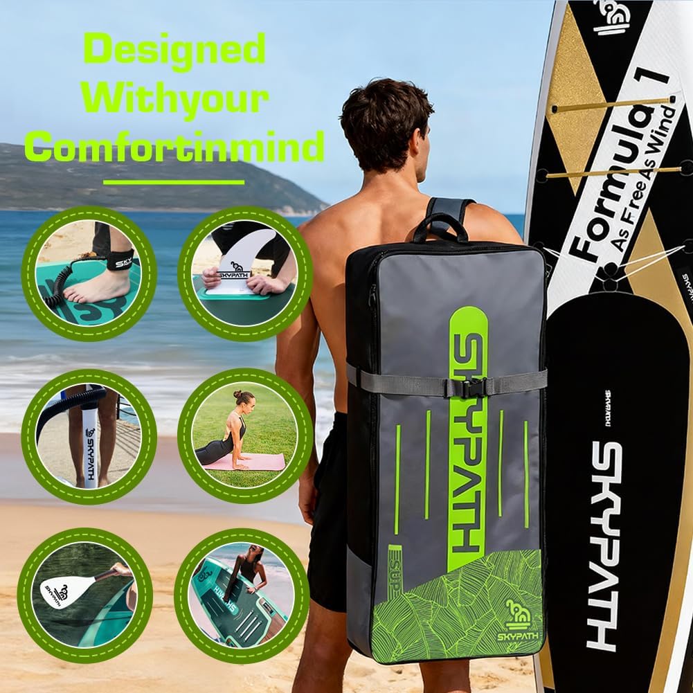 SkyPath Paddle board Backpack Bag, iSUP Bag