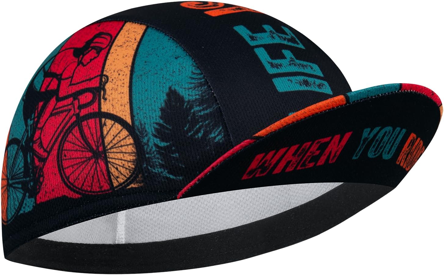 Cycling Cap for Man and Woman Cycling Hat Under Helmet-Polyester Breathable Sweat Absorbent
