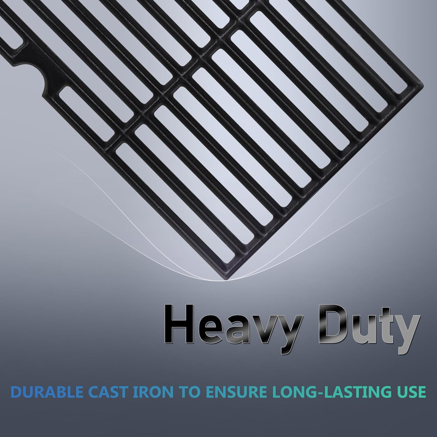 Hiorucet Grill Grates Replacement Parts for Charbroil Advantage 463344015, 463343015, 463335115, Grid Cooking Grates, Heat Plate, Burner, Ignitor and Crossover Tube for Charbroil 4 Burner Grill Parts.