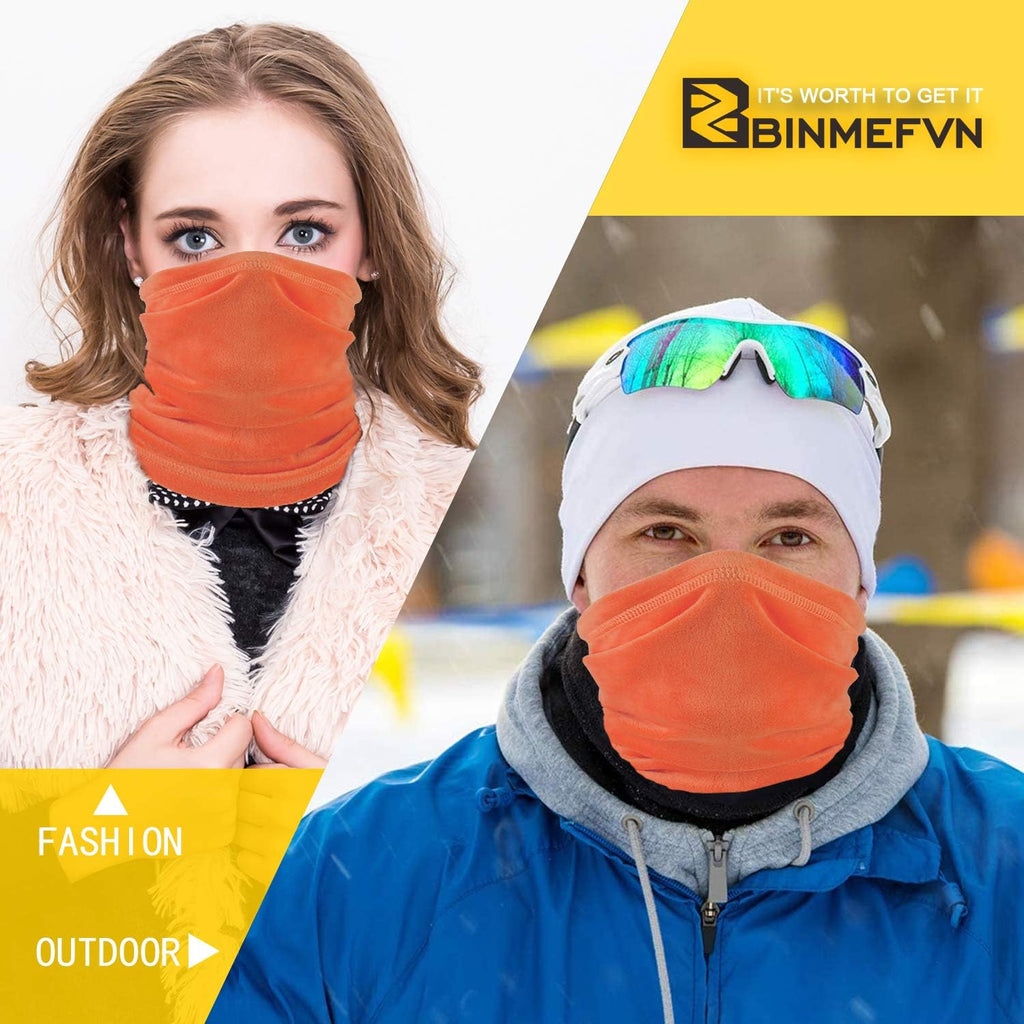Fleece Neck Warmer Windproof Winter Neck Gaiter for Men Women