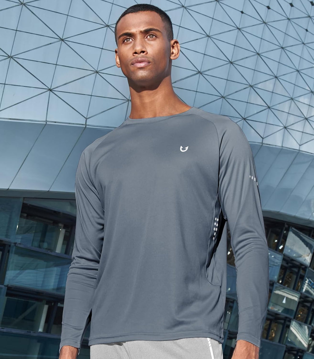NORTHYARD Men's Sun Protection Shirts UPF 50+ Long Sleeve Running Workout