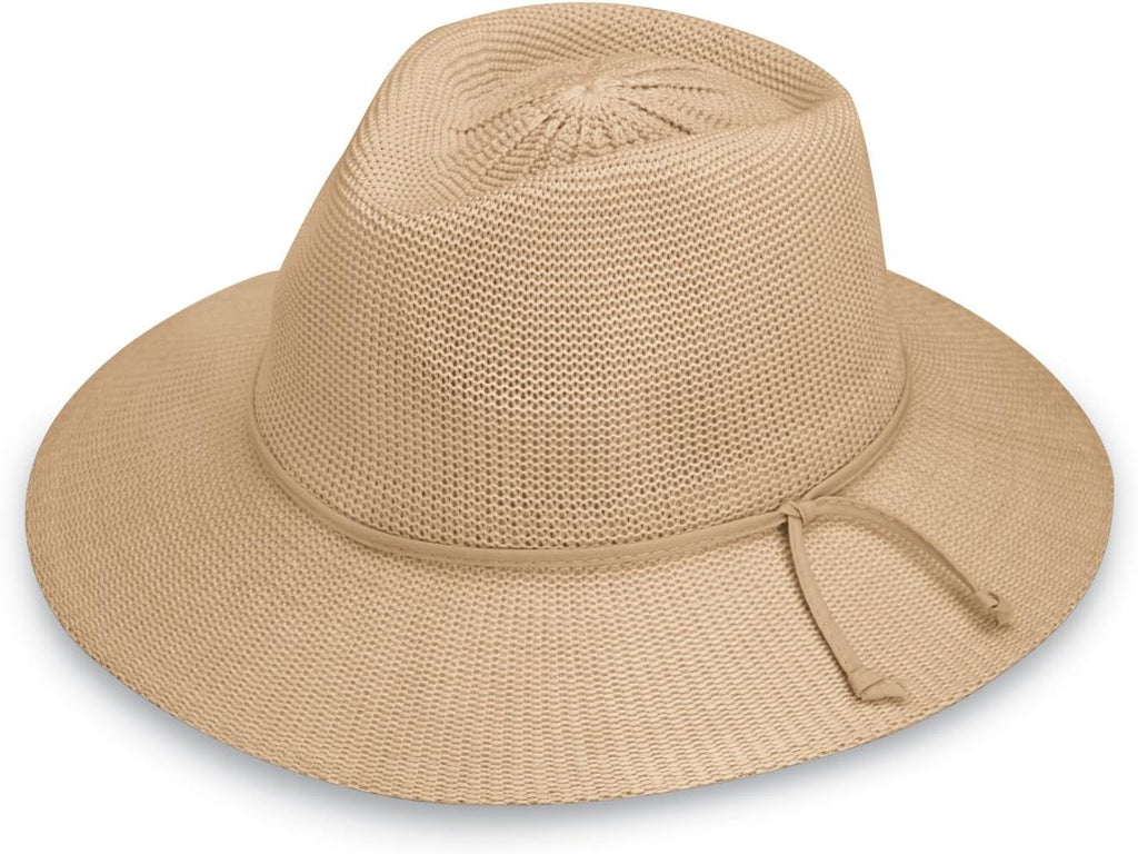 Wallaroo Hat Company Women's Victoria Fedora – UPF 50+ UV Protection, Wide Brim, Packable & Adjustable Sun Hat