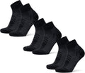 DANISH ENDURANCE Merino Wool Hiking Socks, Low-Cut, 3-Pack