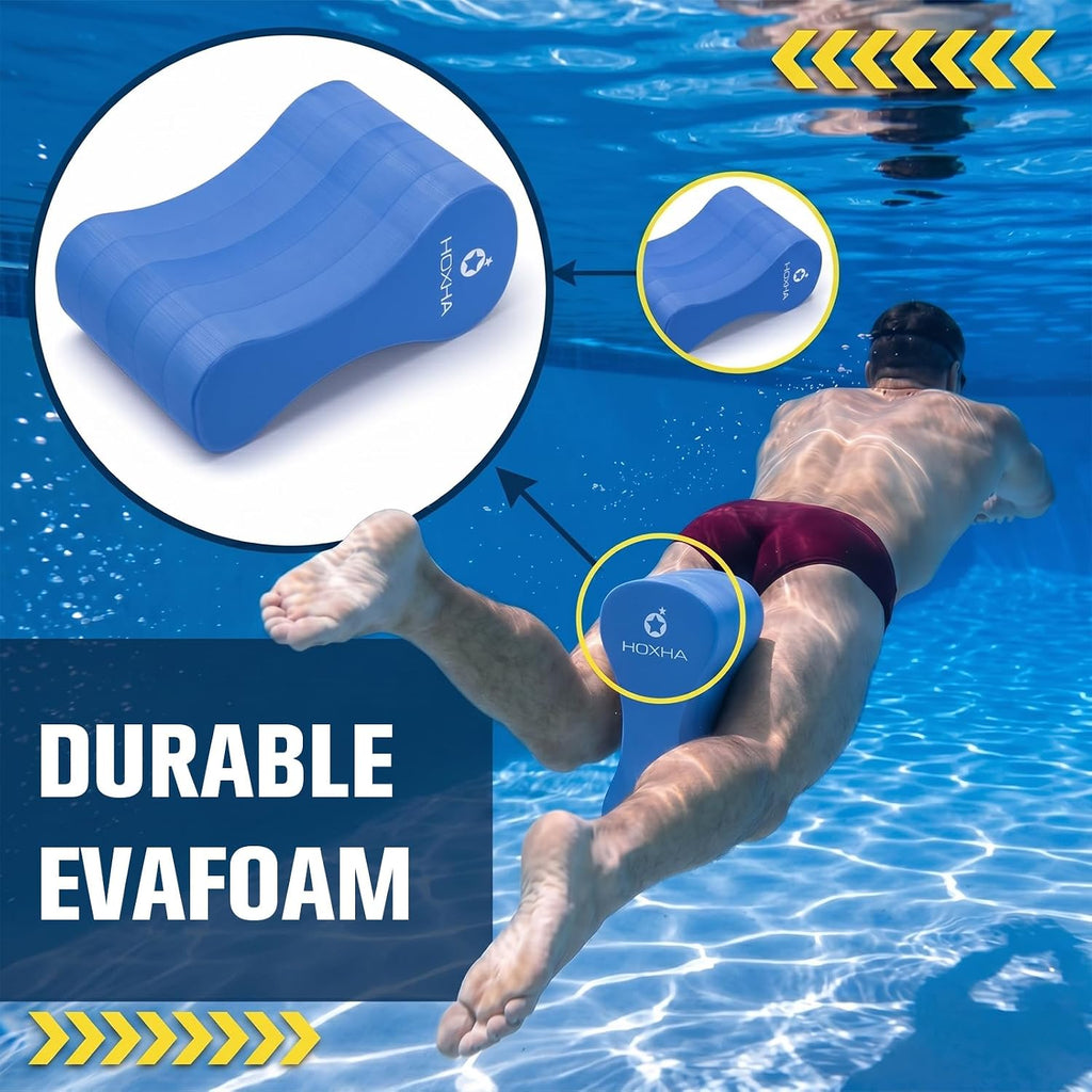 Pull Buoy Leg Float, EVA 5 Layer Swimming Pull Float Training Aid Sports Upper Body Aqua Fitness for Adult, Beginners