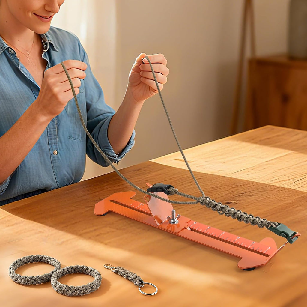 KOKKOYA Metal Paracord Bracelet Jig Dog Collar Making Kit 4 to13 inch
