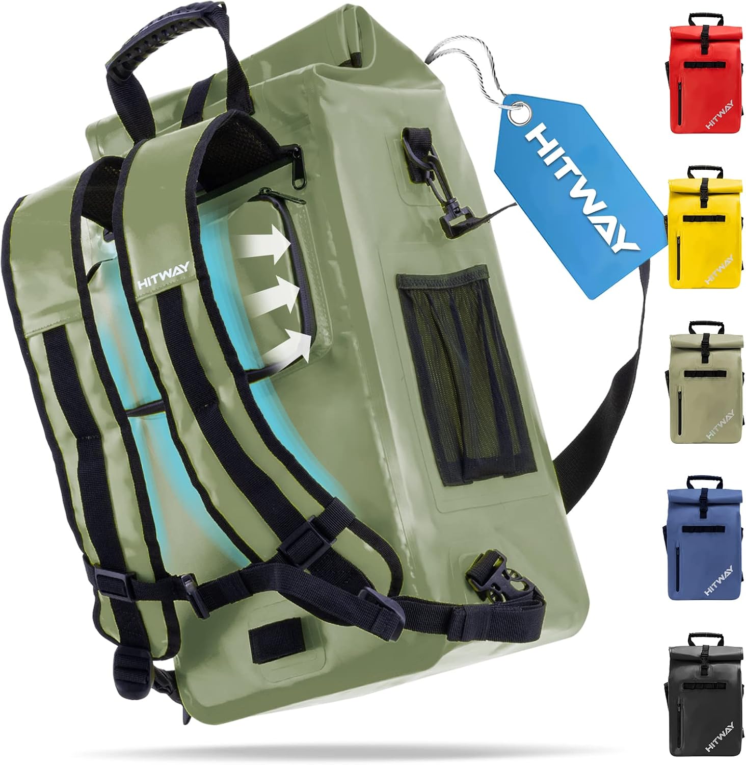 HITWAY Bike Pannier Bag - Waterproof Large Capacity Rear Seat Trunk Bag