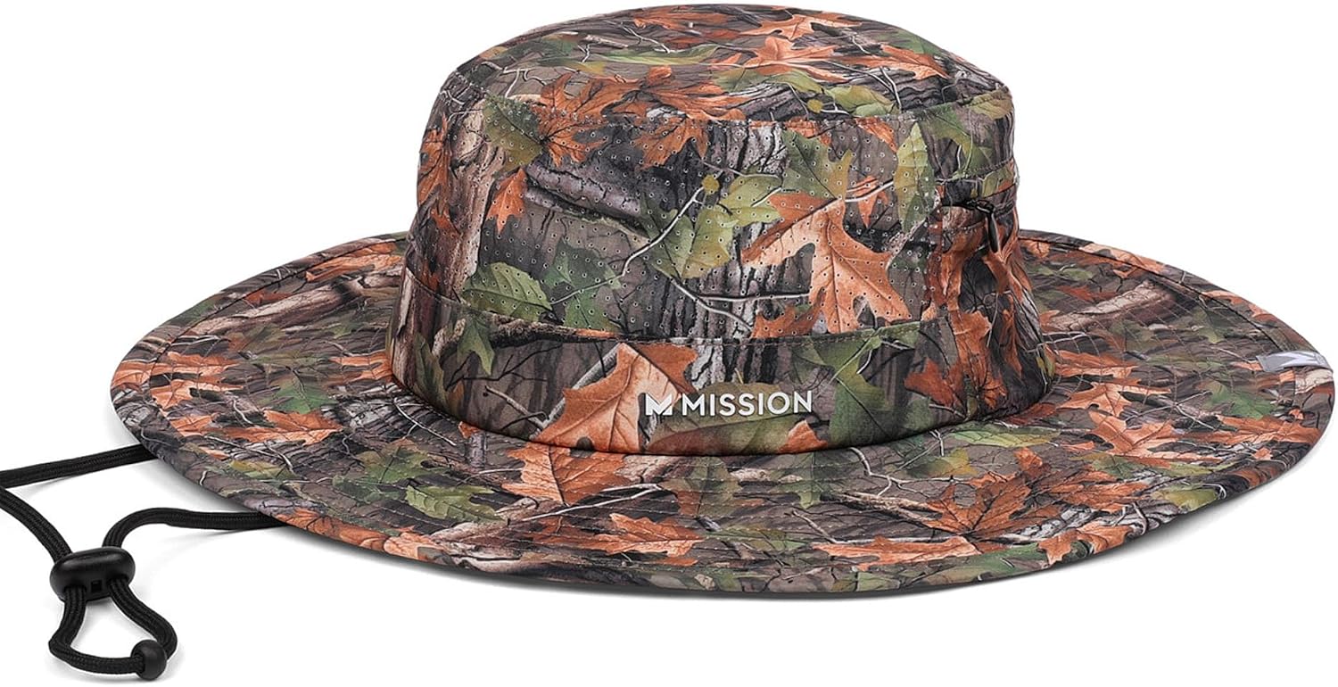 MISSION Cooling Anywhere Boonie Hat - Unisex Wide-Brim Hat for Men & Women - Cools Up to 2 Hours - UPF 50 Sun Protection