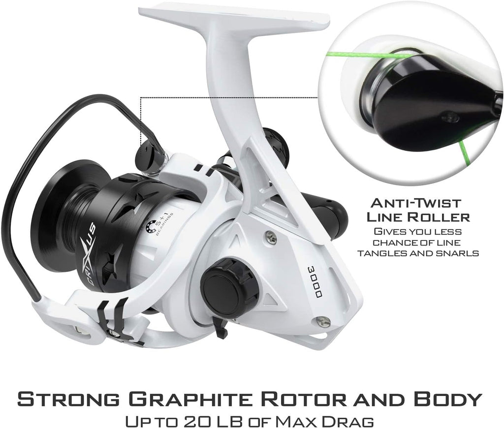 KastKing Crixus Baitcaster & Spinning Fishing Rod and Reel Combo