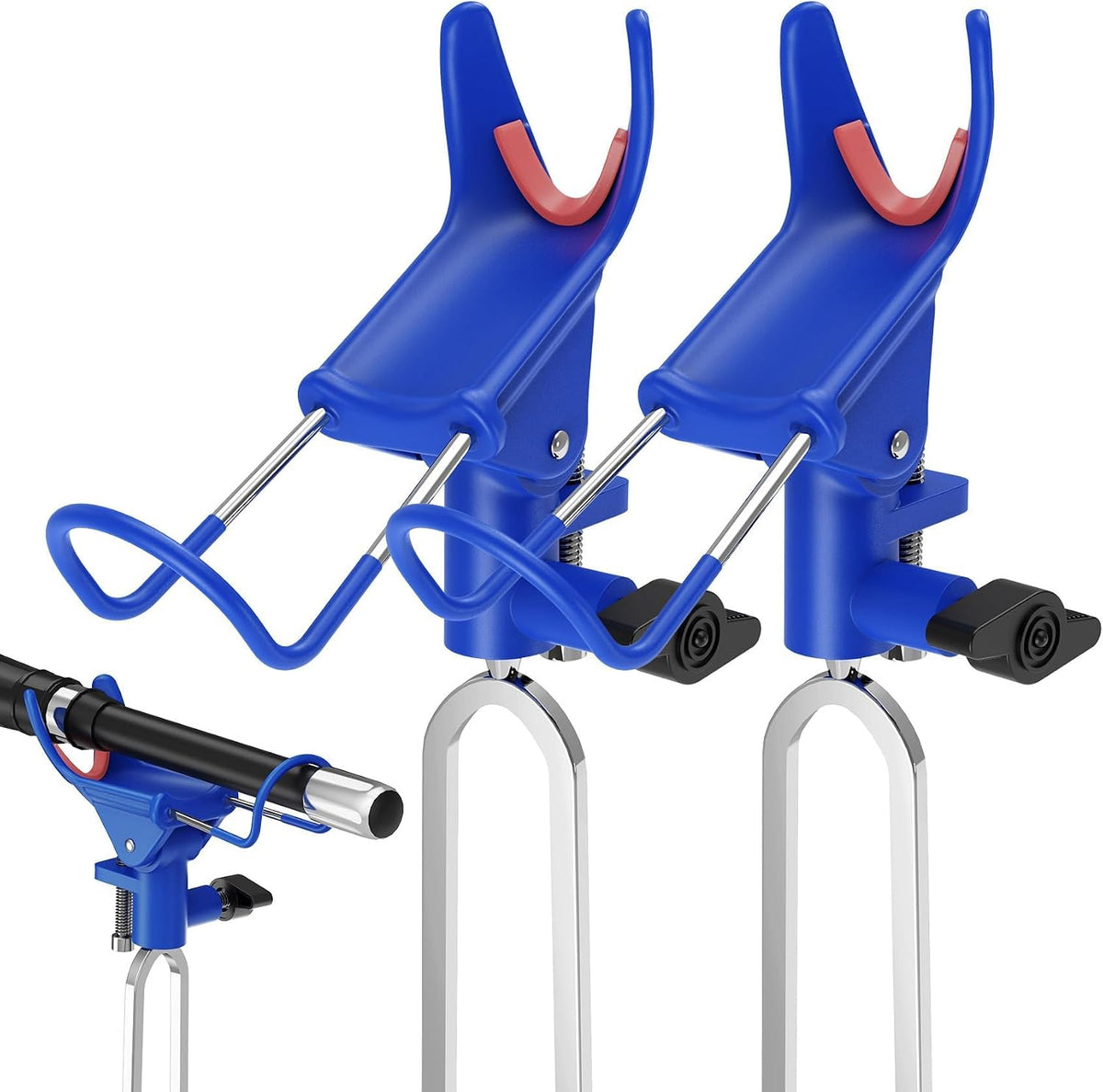 DZrudun Fishing Rod Holder for Ground,Fishing Pole Holders for Ground 2/4PC