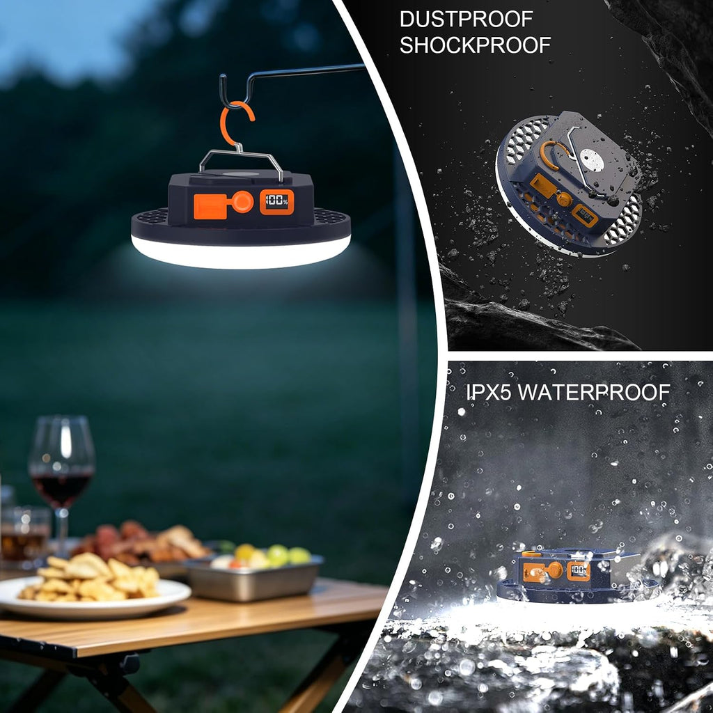 4000LM Flashlight Portable LED Camping Lantern Light