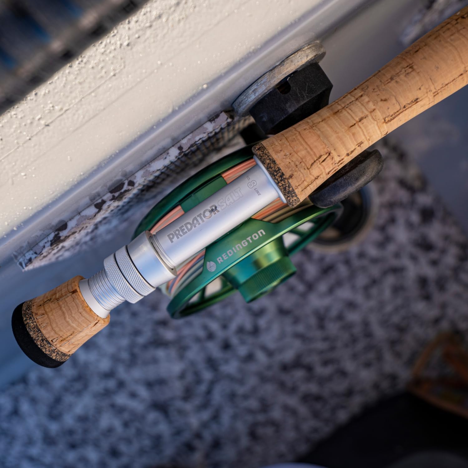Redington Predator Salt Fly Rod – Fast Action Saltwater Fly Rod with Travel Case – Full-Wells Grip, Anodized Reel Seat, Chrome Guides – Striper, Redfish, Bonefish, Tarpon, Permit - 4PC