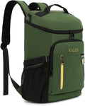 Kalesi Cooler Backpack 36 Cans Lightweight Insulated Backpack Cooler Leak-Proof Travel Camping Lunch Backpack Outdoor Cutlery Backpack for Men and Women