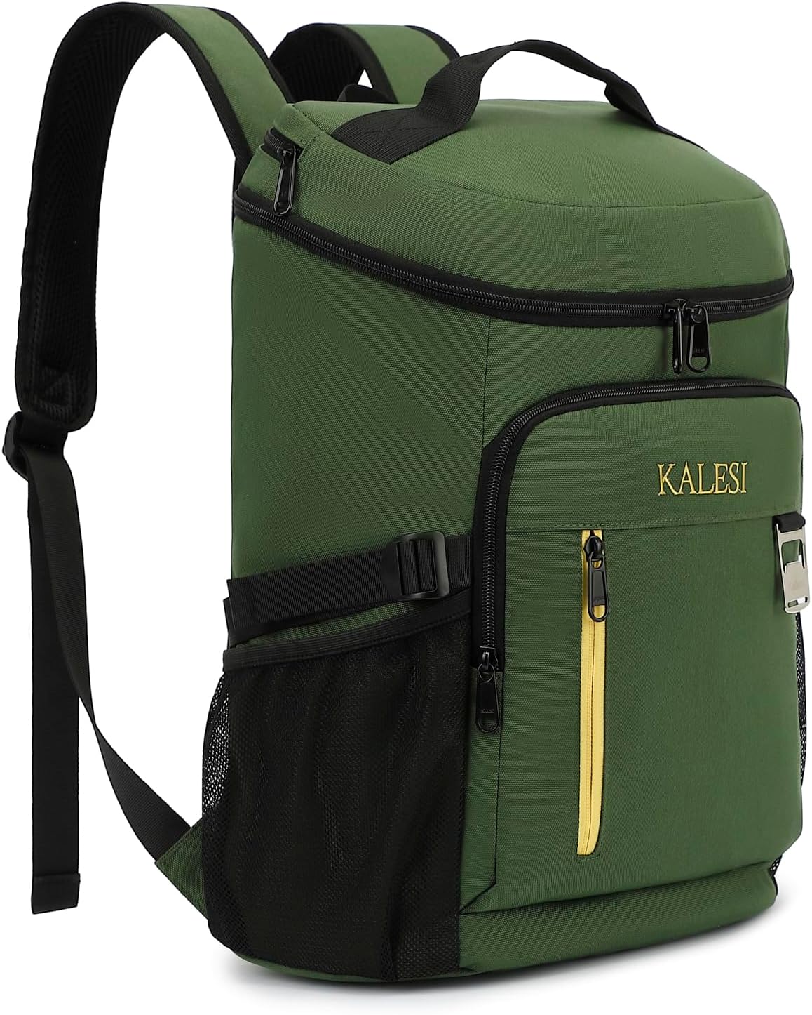 Kalesi Cooler Backpack 36 Cans Lightweight Insulated Backpack Cooler Leak-Proof Travel Camping Lunch Backpack Outdoor Cutlery Backpack for Men and Women