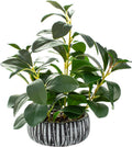 AlphaAcc Fake Plants Potted Artificial Succulents Home Office Decor