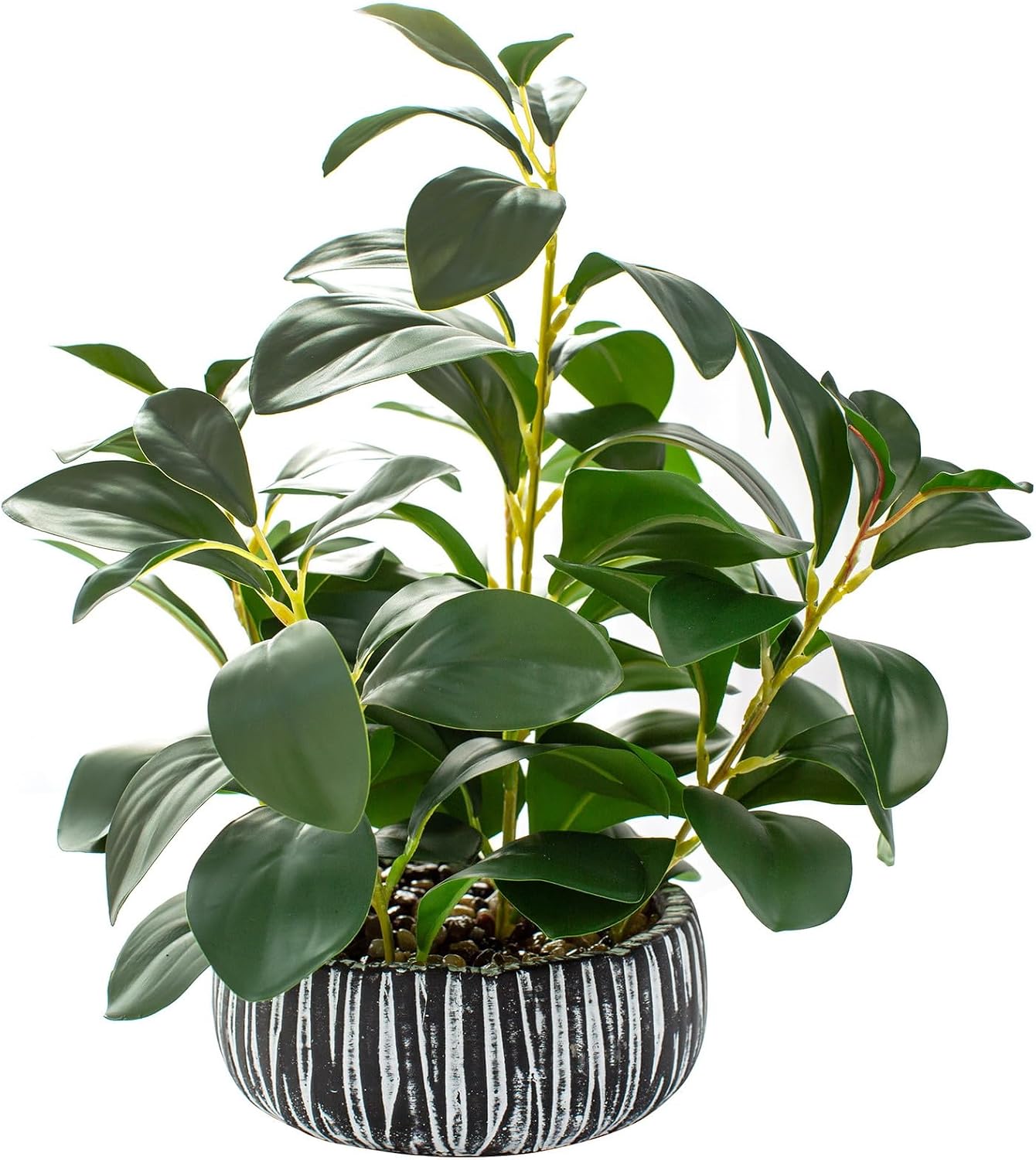 AlphaAcc Fake Plants Potted Artificial Succulents Home Office Decor