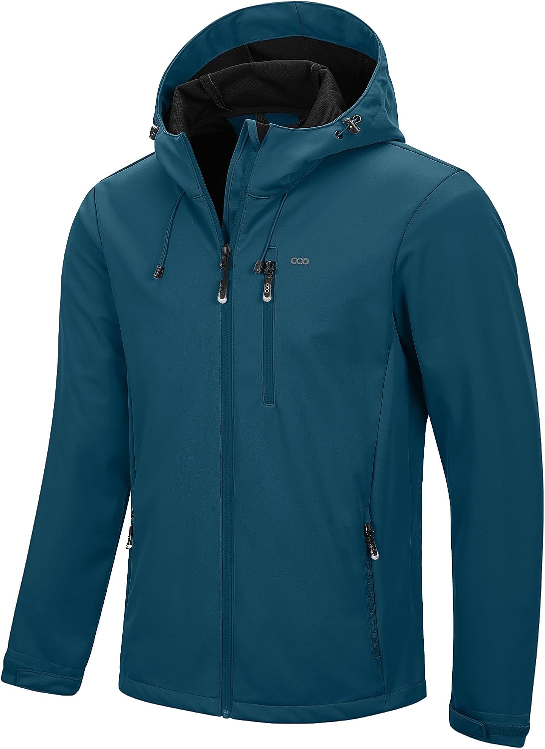 33,000ft Men's Softshell Jacket Hooded Waterproof Windbreaker Rain Jacket