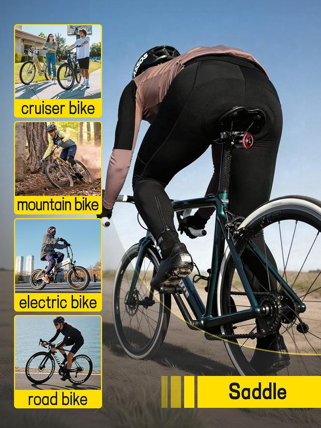 Variable Brightness Bike Tail Light with Dual-Button Control