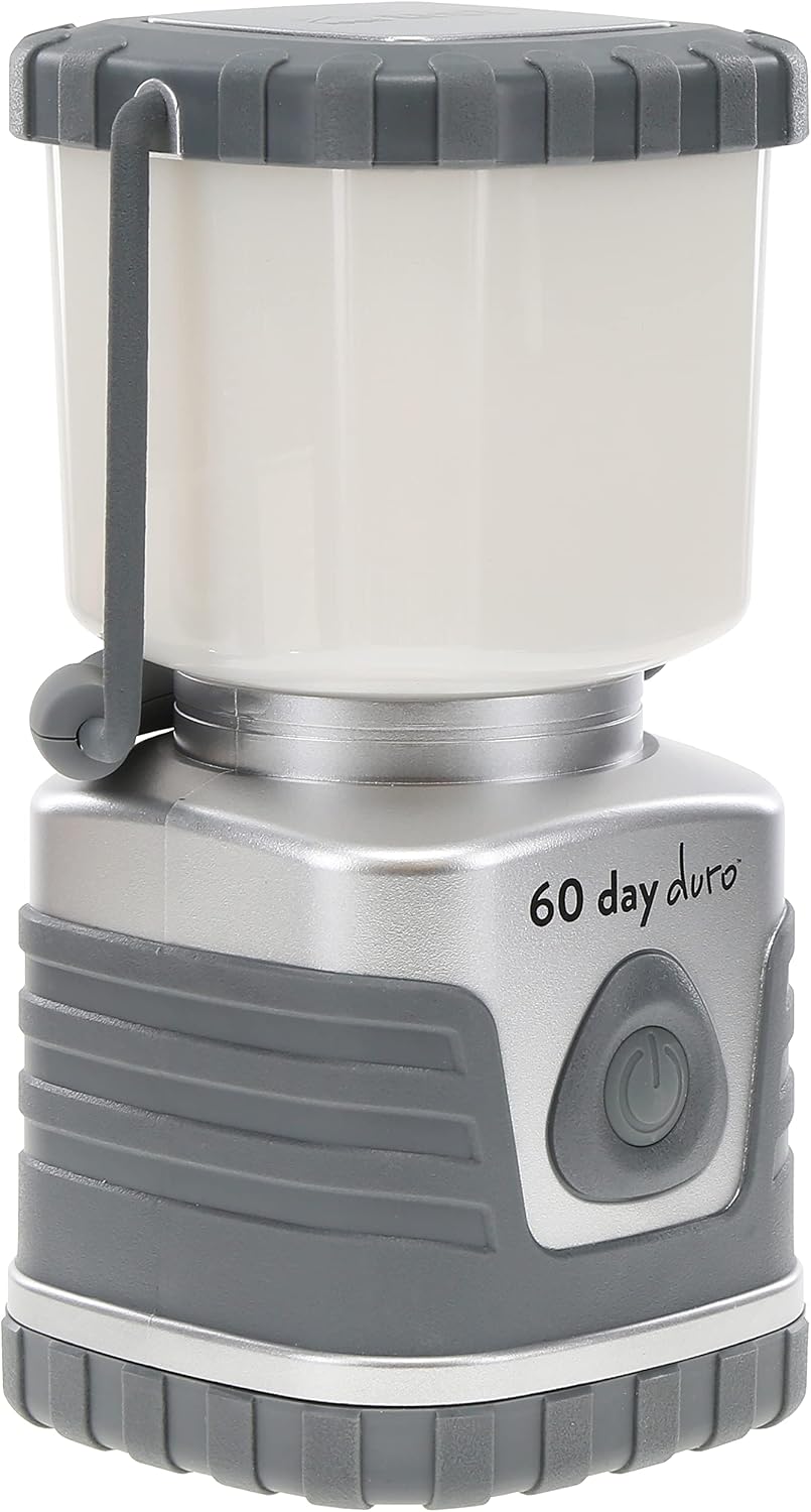 ust 60-Day Duro LED Portable 1200 Lumen Lantern with Lifetime LED Bulbs and Hook for Camping, Hiking, Emergency and Outdoor Survival