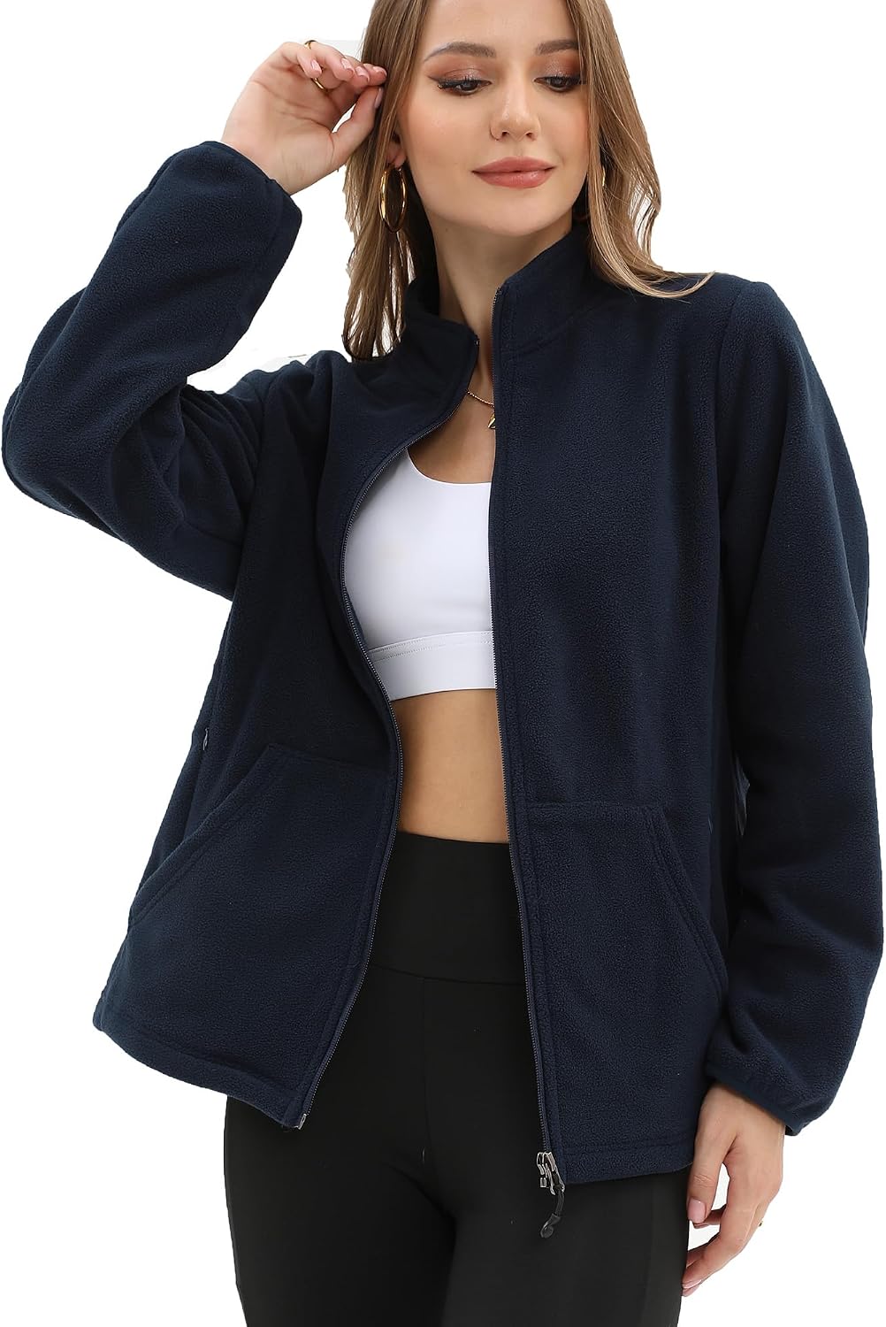 Argstar Women's Fleece Jacket 6 Pockets (XS-2XL)