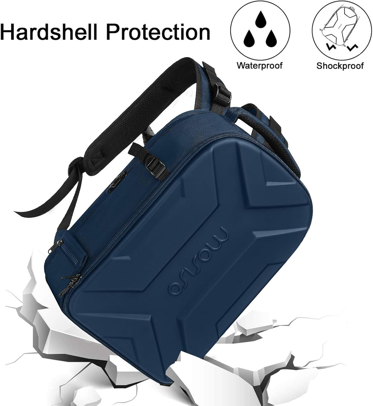 MOSISO Camera Backpack, Photography Camera Bag Waterproof Hardshell Case
