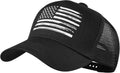 Baseball Cap, American Flag Trucker Hat for Men Women, Breathable Adjustable Fit Outdoor Mesh Snapback Hats