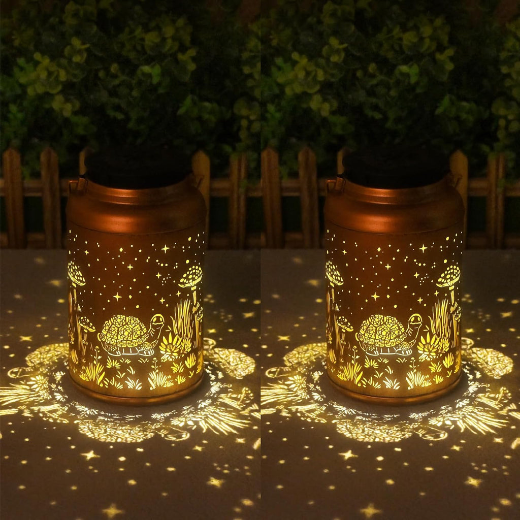 Cawalap Birthday Day Gifts for Women, Hummingbird 2 Pack Solar Lanterns