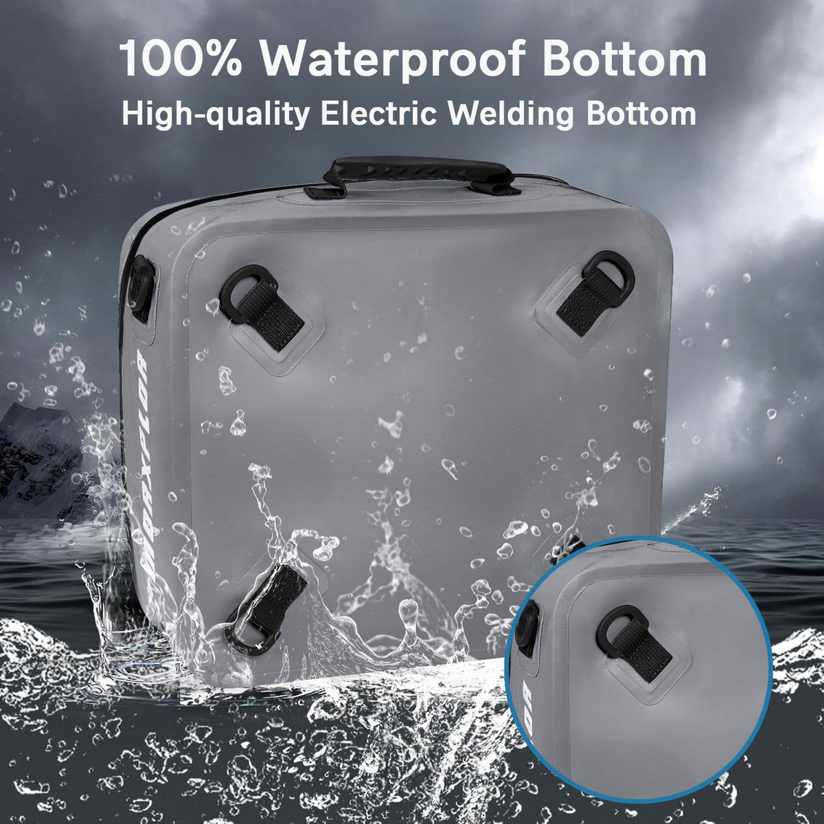 MORXPLOR Waterproof PVC Paddleboard Cooler Deck Bag - 12 Can Soft Insulated Cooler for Paddleboarding, Camping, Kayaking