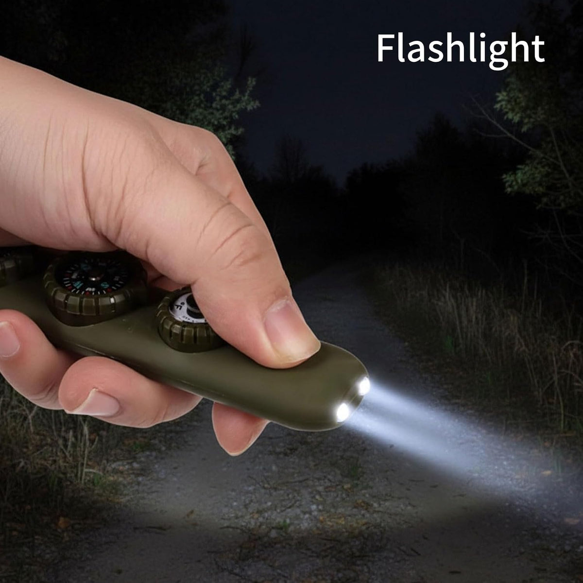Multifunctional Survival Emergency Whistle for Kids with Compass Hiking Survival, Thermometer & Neck Lanyard | Emergency Safety Gear for Hiking, Camping, Kayaking, Boating, Climbing